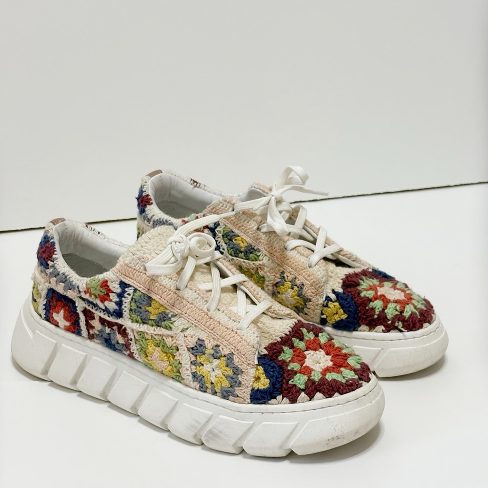 Free People  Crochet Sneakers